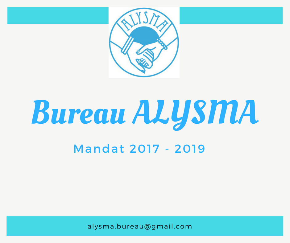 Le nouveau bureau Alysma 2017 – 2019